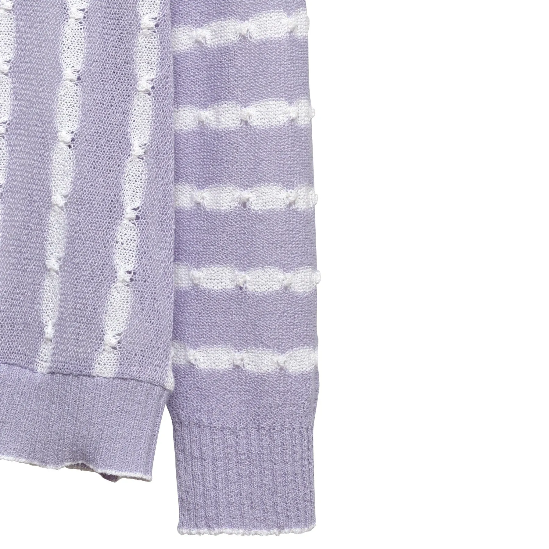Shibori Jacquard Fine Guage Puckered Float Stitch Jumper