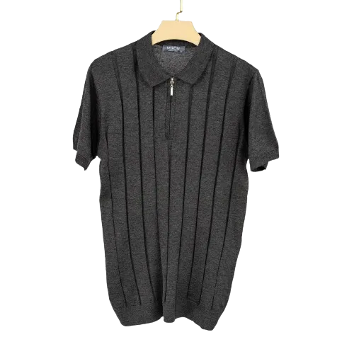 Solid Knit Polo Shirts