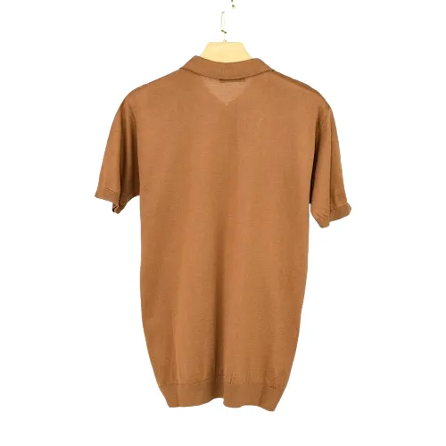 Solid Knit Polo Shirts