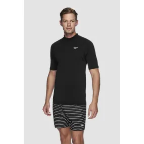 Speedo Mens Relaxed SS Sun Top - Black