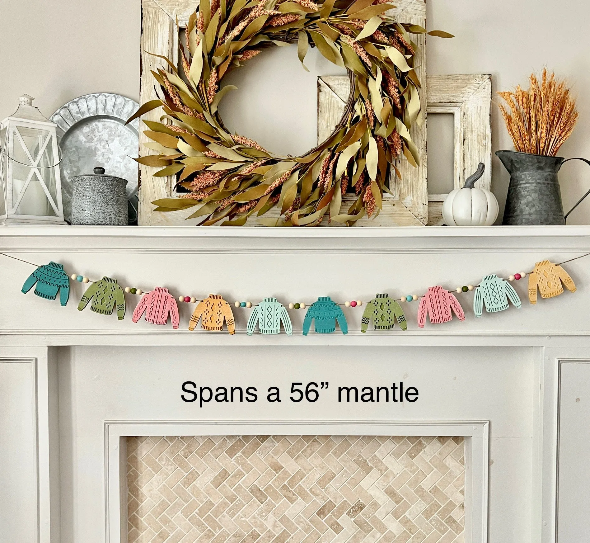 Sweater weather garland, fall vibes