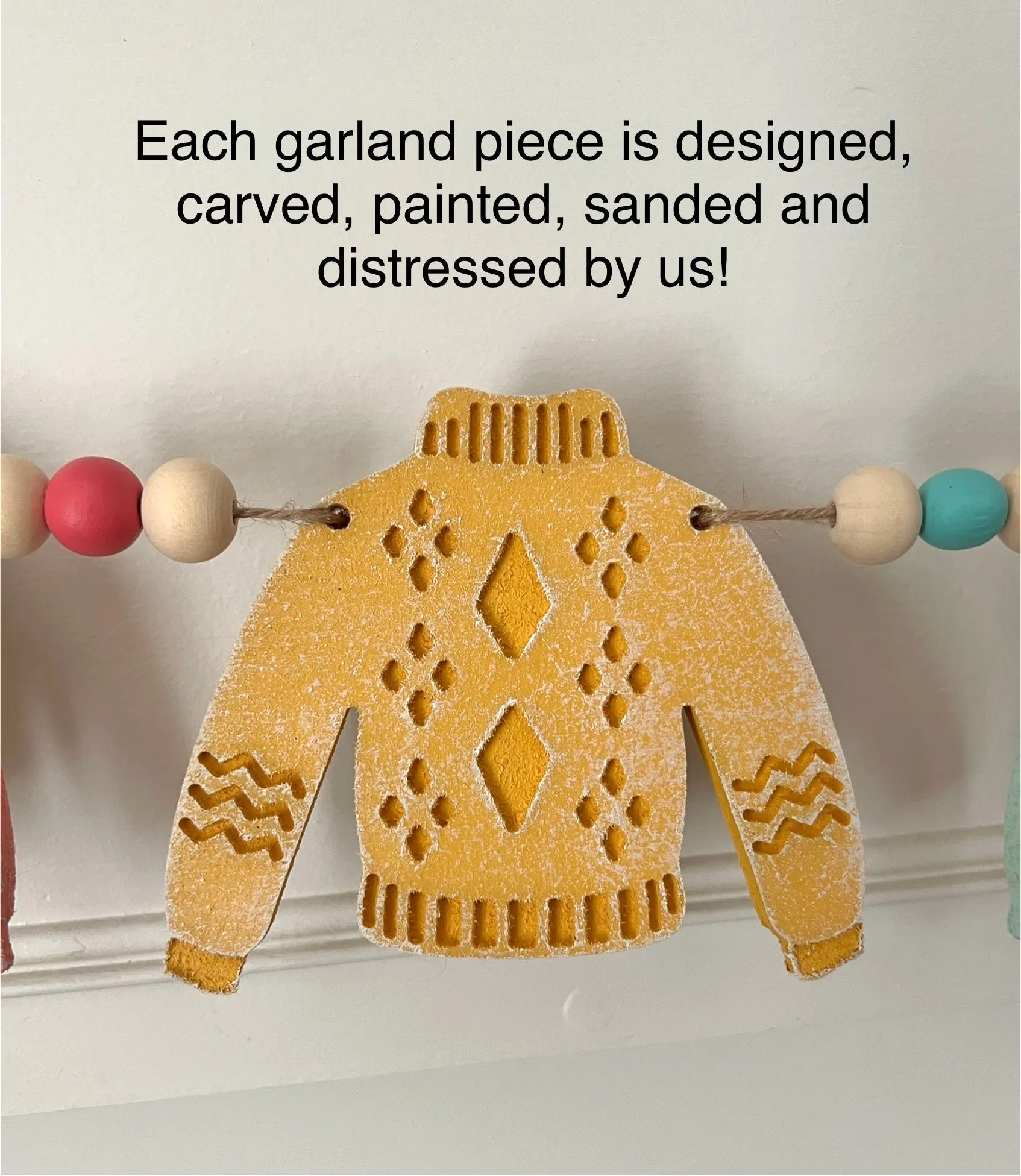 Sweater weather garland, fall vibes