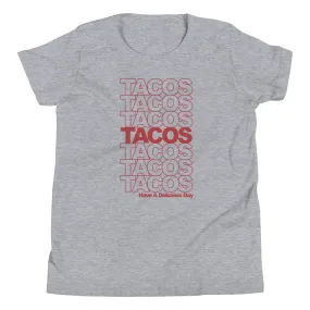 Tacos Tacos Tacos Kid's Youth Tee