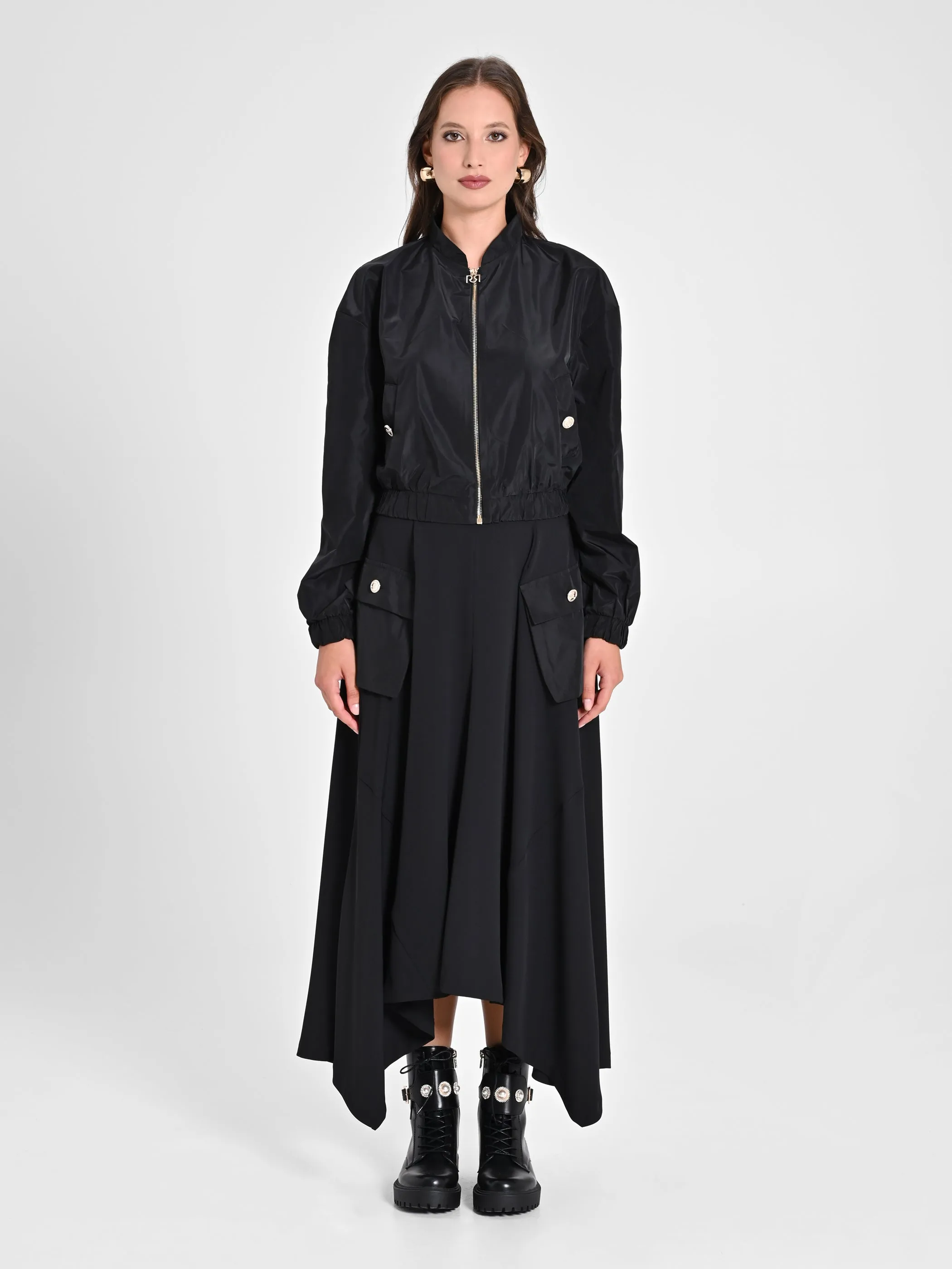 Taffeta Bomber Jacket