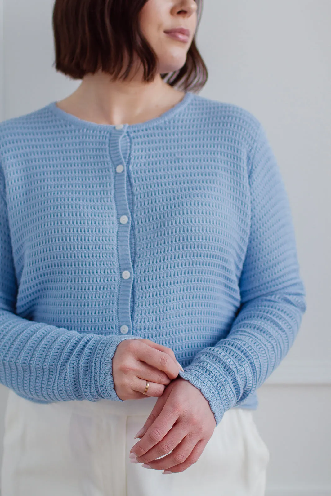 The Yael Cardigan | Soft Blue
