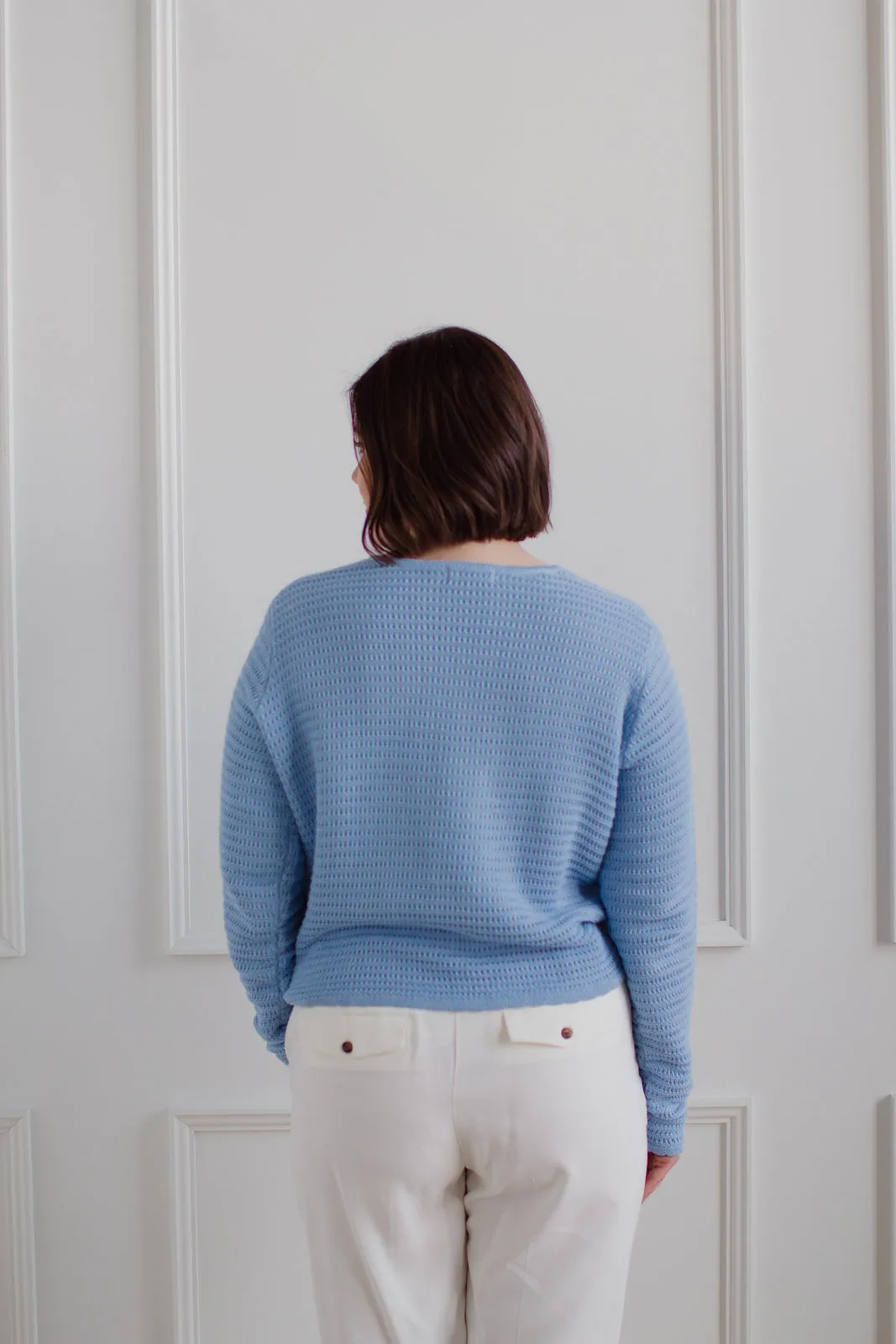 The Yael Cardigan | Soft Blue