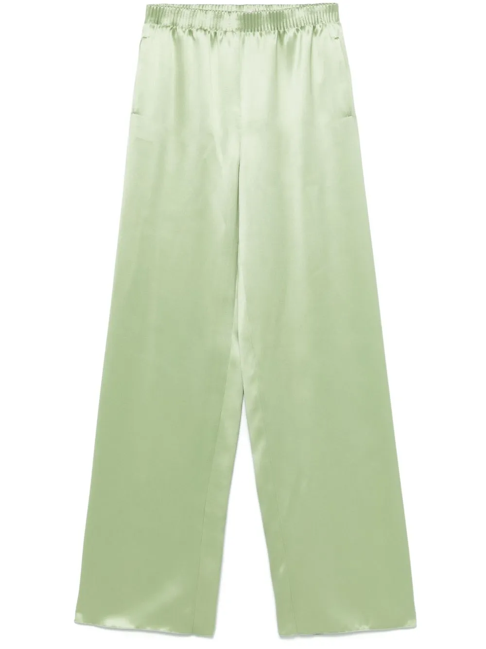 Valentino wide leg silk trousers