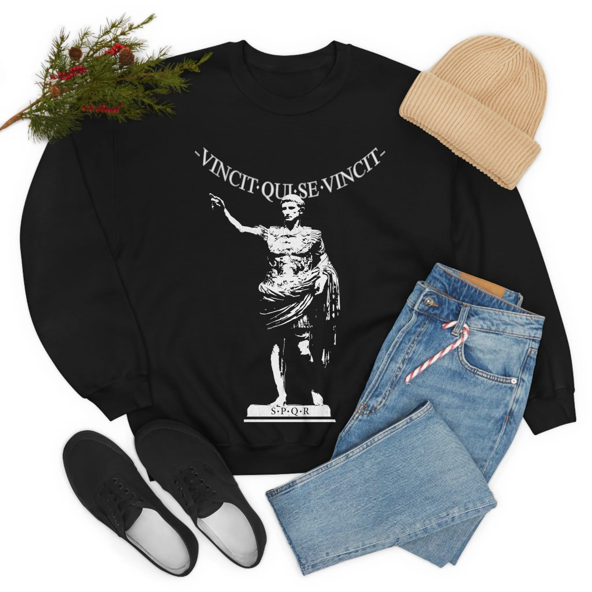 Vincit Qui Se Vincit - Emperor Caesar | S.P.Q.R. Sweatshirt