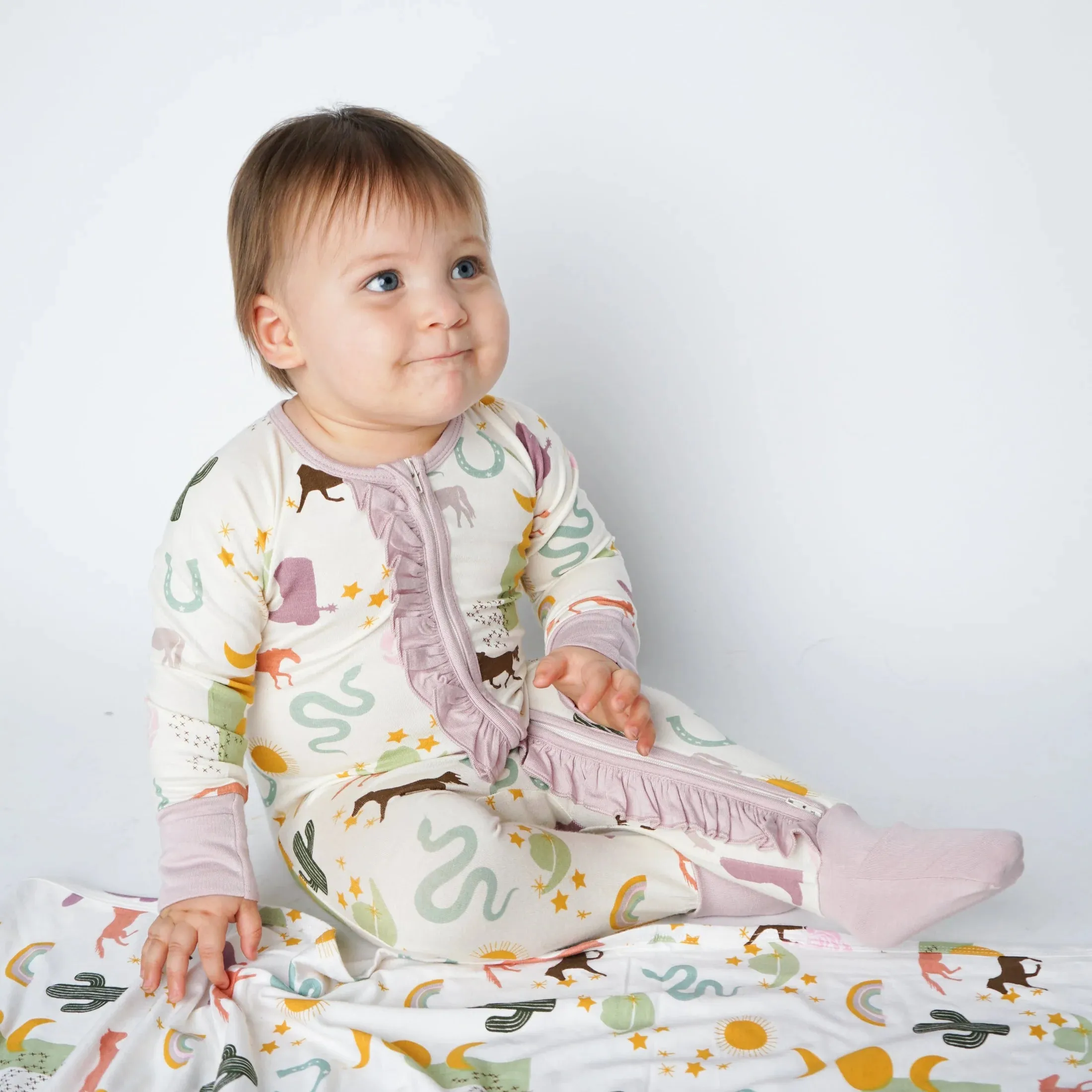 Wild and Free Bamboo Double Zip Pajamas