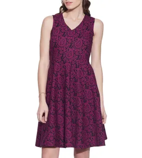 Women Apparels Cotton Printed Dress,Machine Washable,W-CPD36-1612, Size-36 Inch